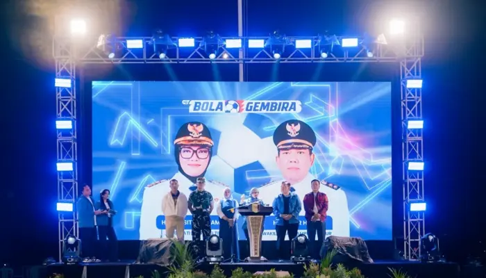 Pemkab Lampung Timur Sulap Nobar Final Piala Dunia 2026 Jadi Penggerak UMKM di Pasar Sukadana