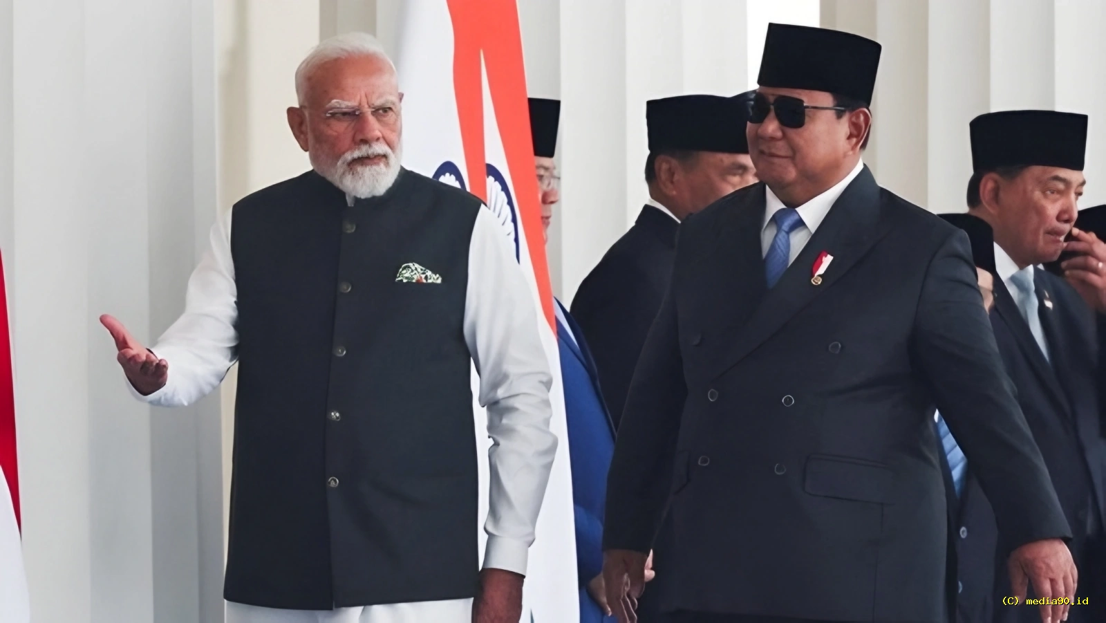 Prabowo dan PM India Kunjungi Candi Prambanan Resmikan Proyek Revitalisasi