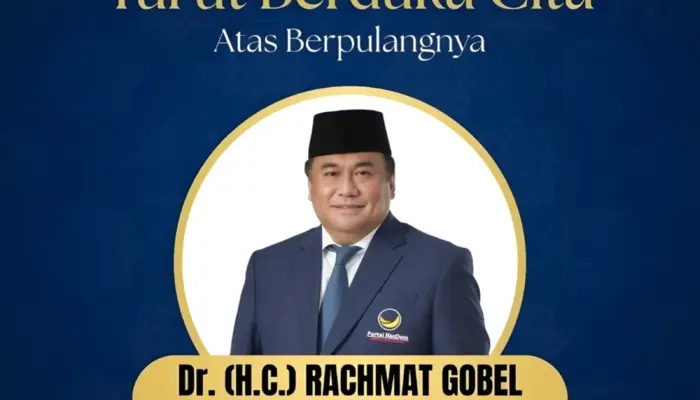 Profil Rachmat Gobel, Anggota DPR RI yang Meninggal Dunia Hari Ini