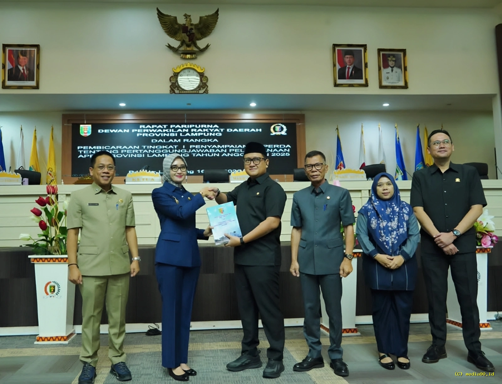 Raperda Pertanggungjawaban APBD 2025 Diparipurnakan, Pemprov dan DPRD Lampung Perkuat Akuntabilitas