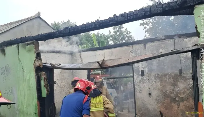 Ruko di Bogor Terbakar Diduga Akibat Kompor Lupa Dimatikan saat Masak Air