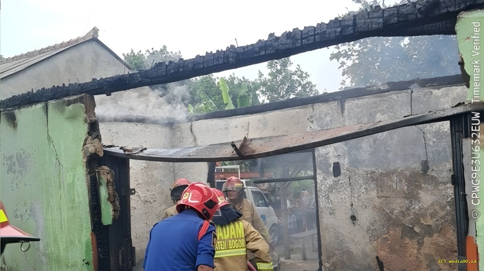 Ruko di Bogor Terbakar Diduga Akibat Kompor Lupa Dimatikan saat Masak Air