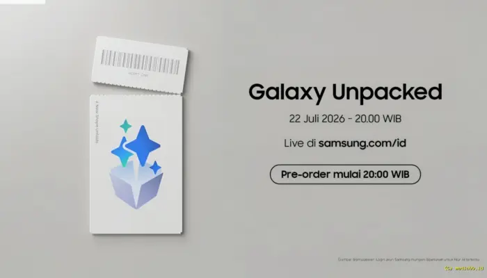 Samsung Galaxy Unpacked 2026 Digelar 22 Juli, Galaxy Z Fold8 hingga Galaxy Z Flip8 Siap Diperkenalkan
