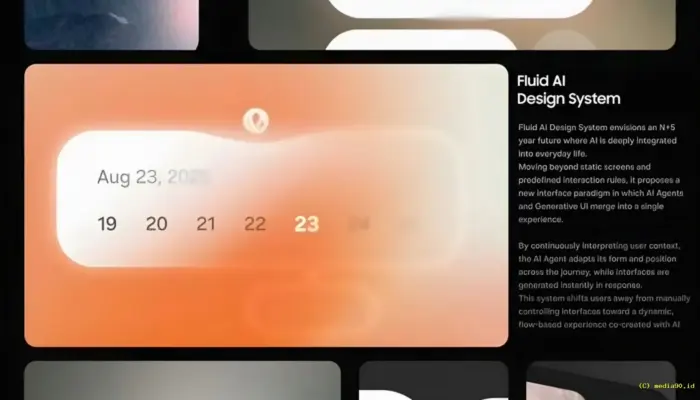 Samsung Perkenalkan Fluid AI Design System, Konsep UI Baru yang Terinspirasi Generative AI