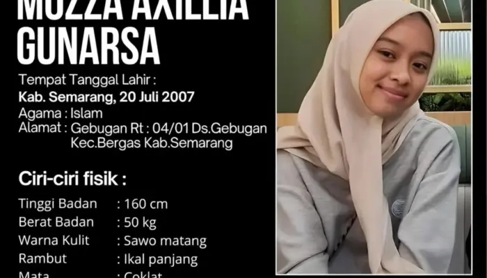 Gadis Semarang Hilang Setahun usai Pamit Antar Laptop, Polisi Telusuri hingga Jawa Timur