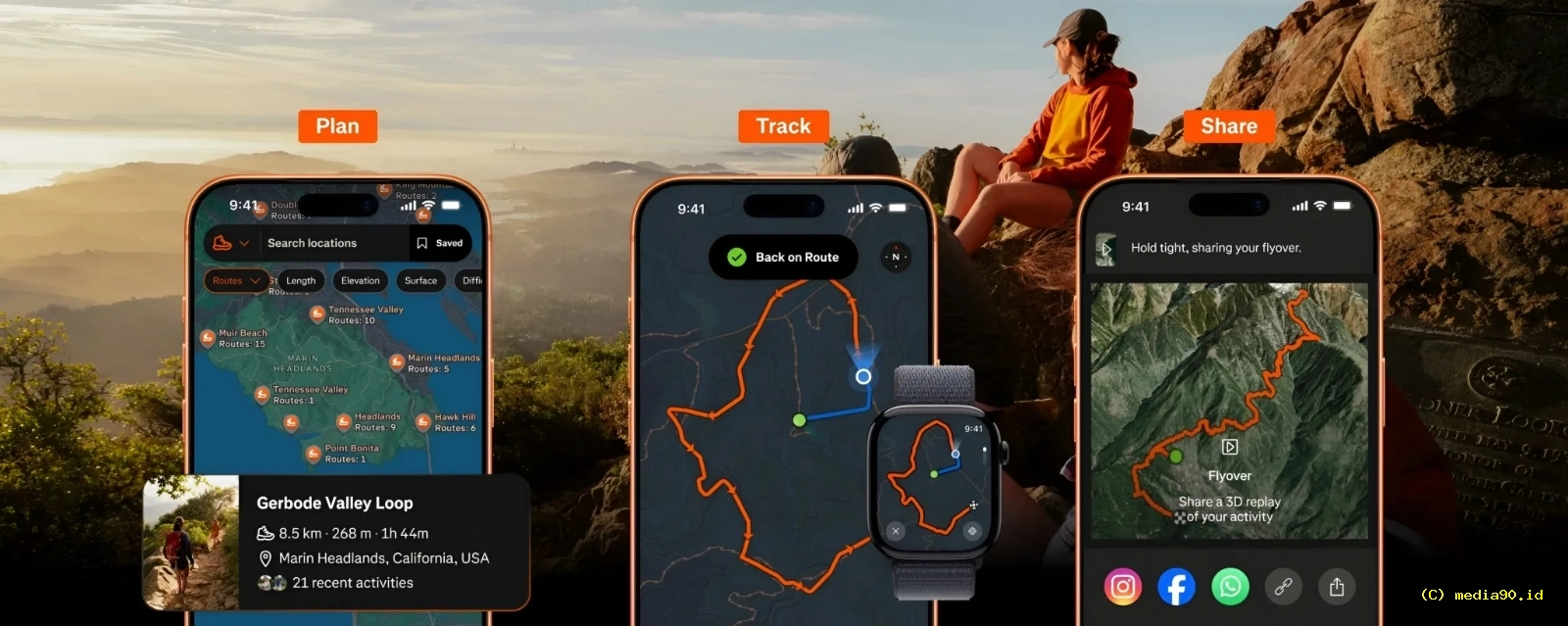 Strava Hadirkan Pembaruan Baru, Pendaki Bisa Dapatkan Pengalaman Lebih Seru
