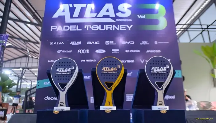 ATLAS Indonesia Gelar Turnamen Padel Vol. 3, Pererat Relasi Bisnis dan Salurkan Program CSR