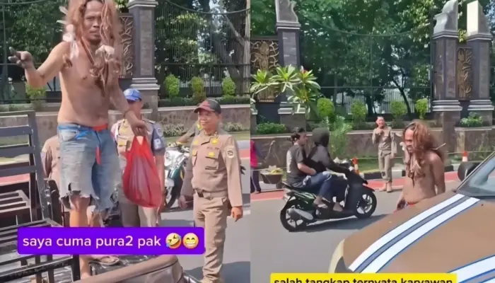 Viral Pria Disangka ODGJ saat Hendak Diamankan Satpol PP, Fakta Sebenarnya Mengejutkan