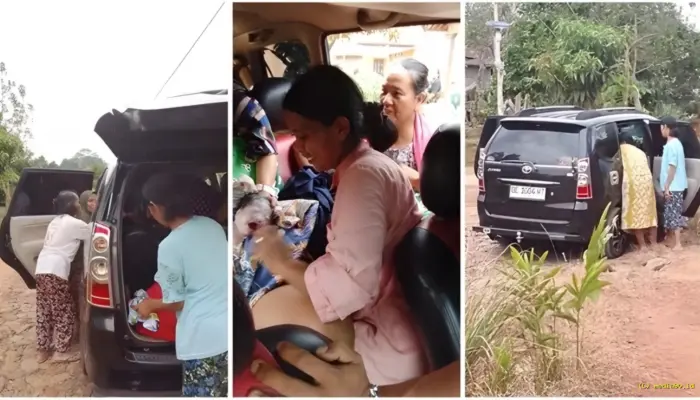 Ibu Hamil di Lampung Melahirkan di Dalam Mobil Saat Menuju Puskesmas, Diduga Terkendala Jalan Rusak