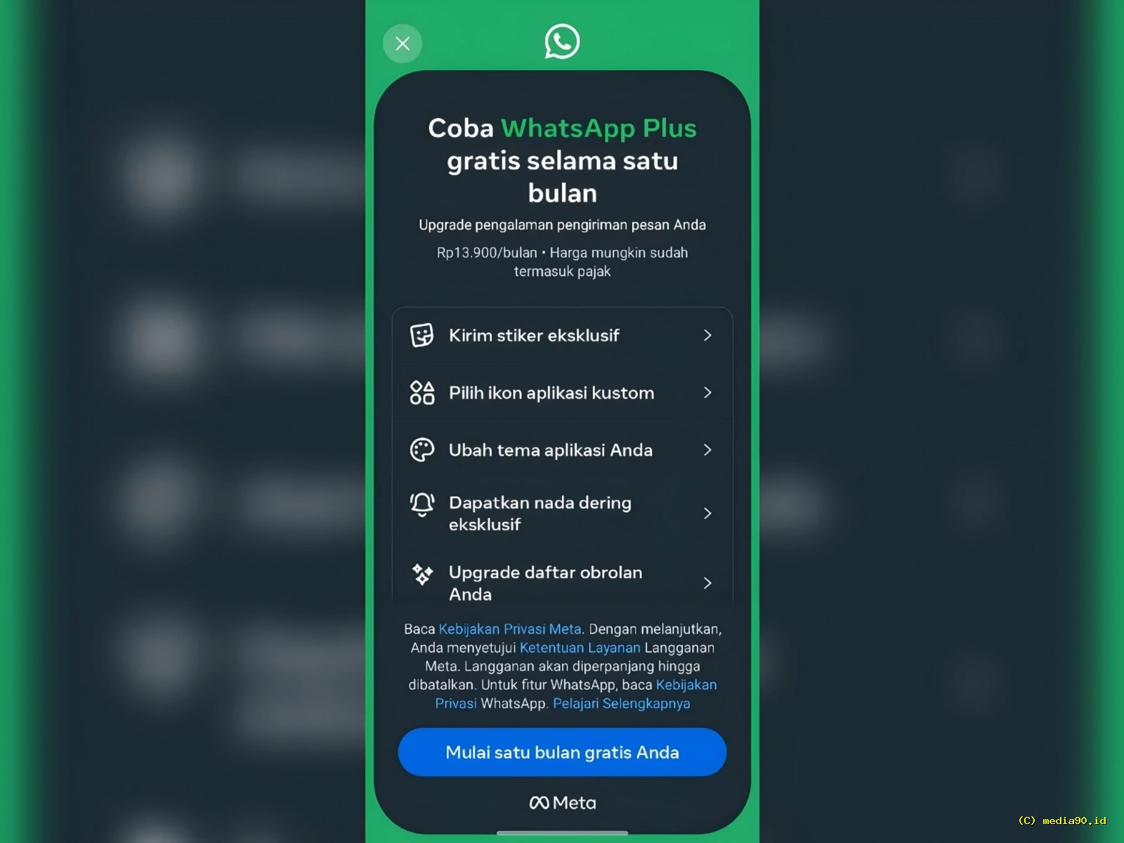 WhatsApp Plus Resmi Meluncur di Indonesia, Segini Harga Langganannya