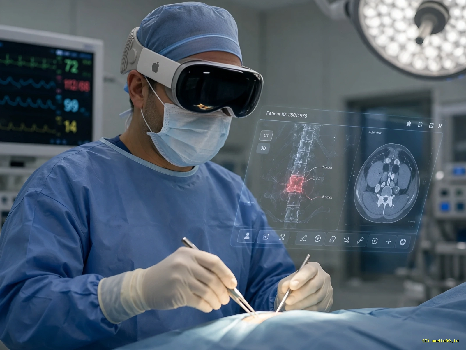 Apple Vision Pro Dipakai dalam Operasi Mata, Waktu Tindakan Lebih Cepat 19%