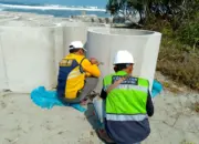 BBWS Mesuji Sekampung Tegaskan Pembangunan Pengaman Pantai Mandiri Sejati Krui Sesuai Standar Teknis