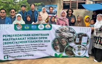 Budidaya Jamur di Pringsewu Makin Modern Unila Dorong Pemanfaatan IoT dan Maggot BSF