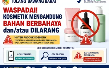 Cegah Dampak Kesehatan Pemkab Tubaba Imbau Warga Waspadai Kosmetik Ilegal