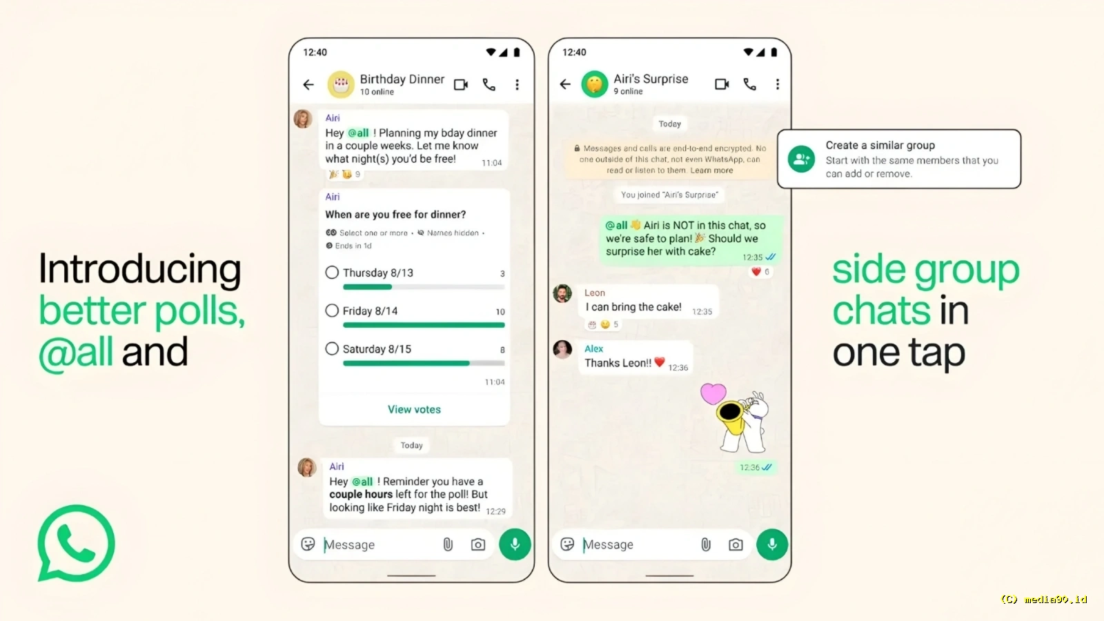 Fitur Baru WhatsApp Group Hadir, @all Bisa Tag Semua Anggota Sekaligus