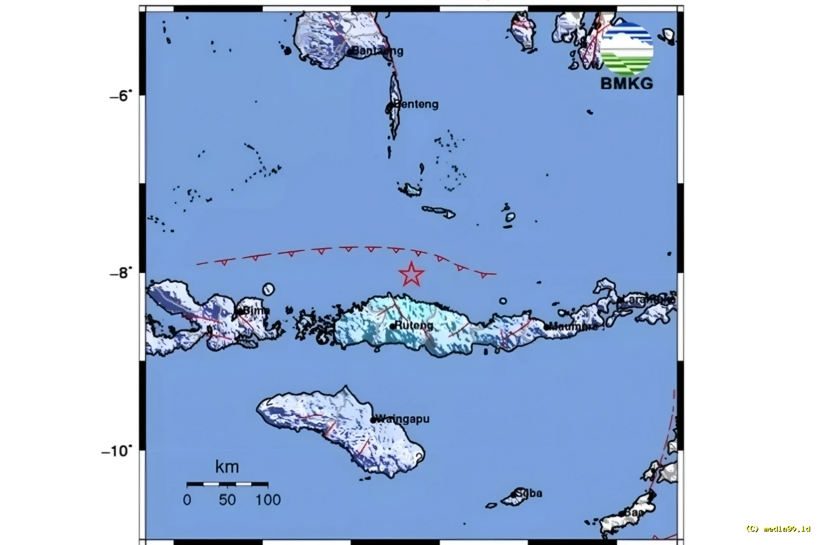Gempa M 5,2 Guncang Manggarai Hari Ini, BMKG Ingatkan Potensi Gempa Susulan