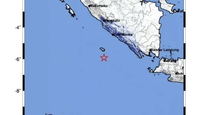 Gempa Bengkulu M4,8 Guncang Pantai Barat Sumatera Dini Hari, BMKG Pastikan Tak Berpotensi Tsunami