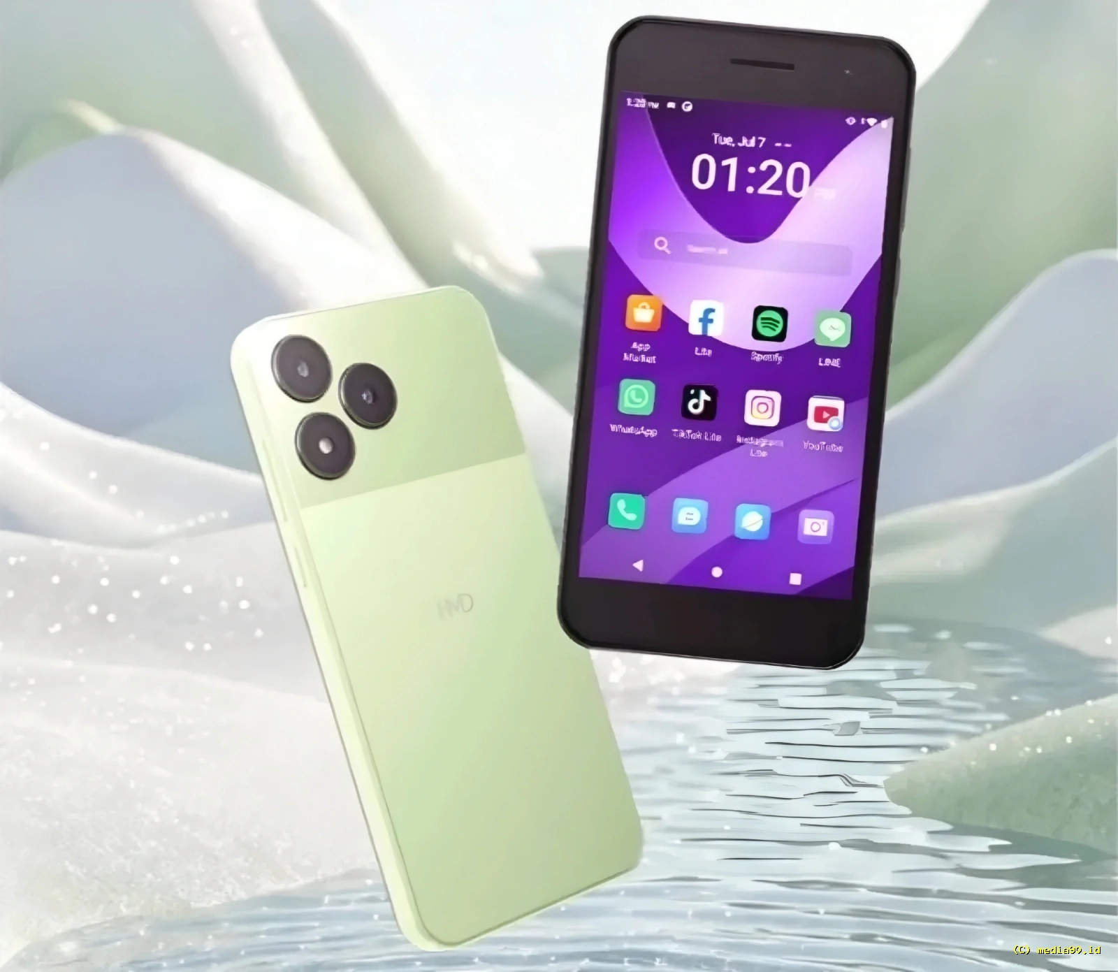 HMD Asha 305 Resmi Meluncur, Bawa Desain Jadul dan Baterai Lepas