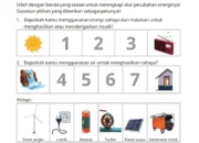 Jawaban IPAS Kelas 4 Halaman 21 Kurikulum Merdeka Bahas Alur Perubahan Energi