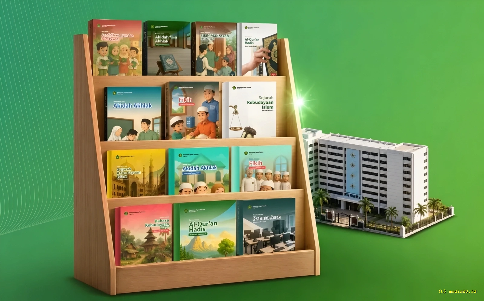 Kemenag Gratiskan 90 Buku PAI dan Bahasa Arab untuk Siswa Madrasah di Semua Jenjang