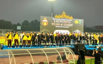 Launching Skuad dan Jersey Gubernur Korlantas Targetkan Bhayangkara Lampung FC Tembus 3 Besar Super League