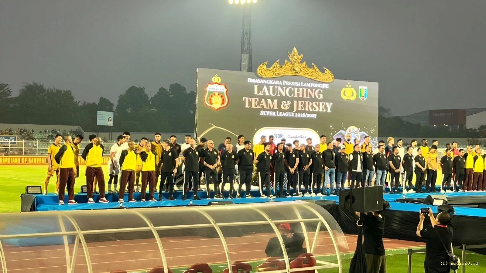 Launching Skuad dan Jersey Gubernur Korlantas Targetkan Bhayangkara Lampung FC Tembus 3 Besar Super League