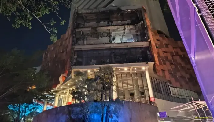 Kebakaran Mal Nipah Makassar Padam, Diduga Dipicu Korsleting Lampu
