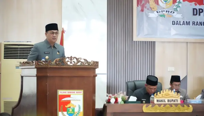 Paripurna KUA PPAS Perubahan APBD 2026, Bupati Tubaba Targetkan Pendapatan Daerah Rp820,3 Miliar