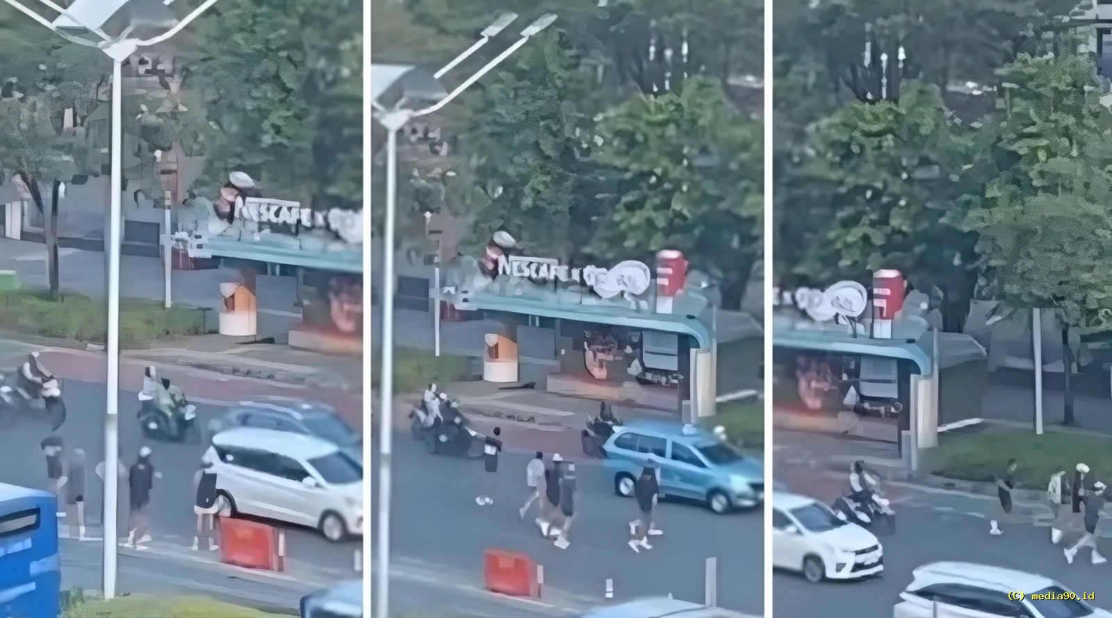 Pelari Kalcer Sudirman Jadi Sorotan, Nekat Menyeberang Jalur Cepat hingga Dikecam Netizen