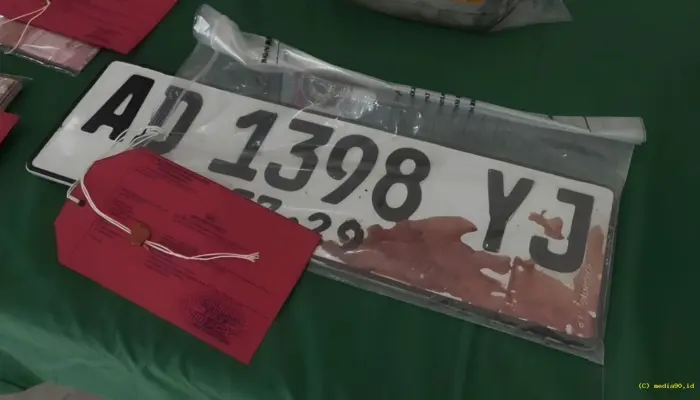 Penampakan Pelat Berdarah Jadi Saksi Bisu Pembunuhan Bos Konter HP Ambarawa