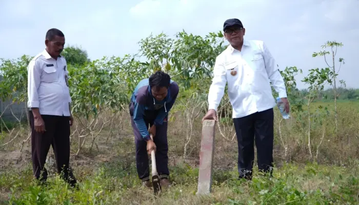 Percepat Pembangunan Sekolah Rakyat, Pemkab Tubaba dan BPN Tentukan Titik Koordinat Lahan