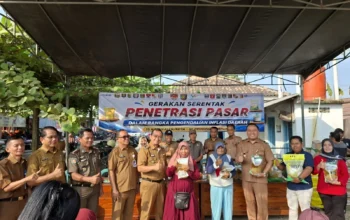 Pemkab Tubaba Turun ke Pasar Mulya Asri, Upaya Tekan Inflasi Digencarkan