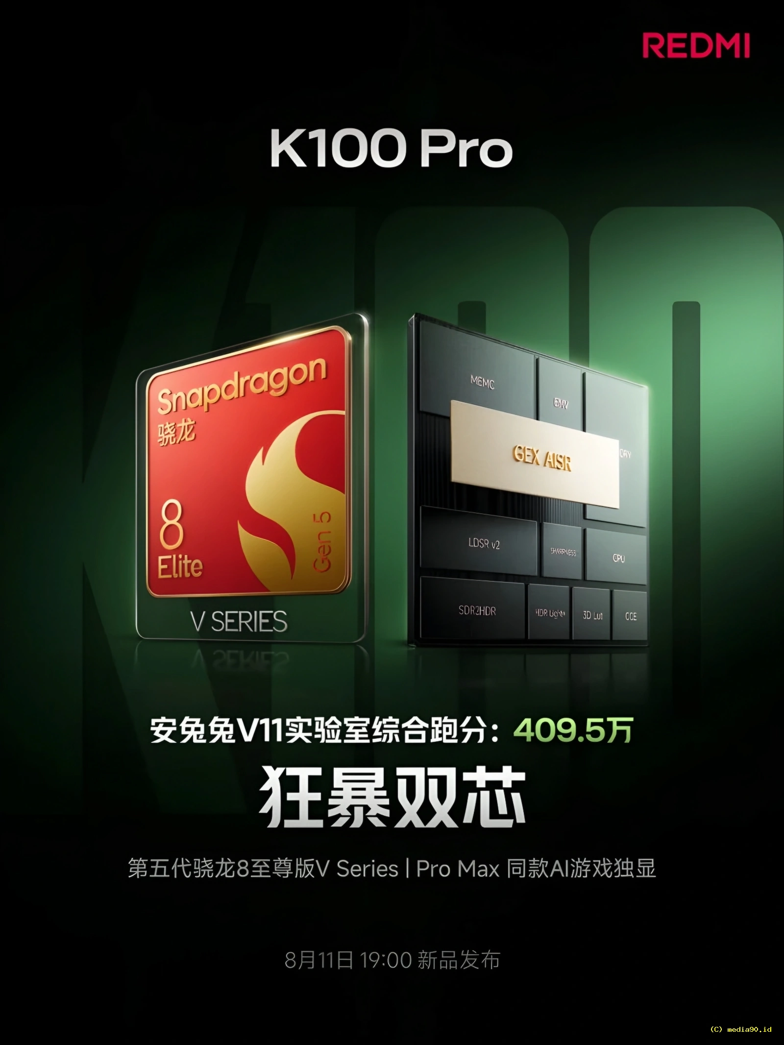 Performa Redmi K100 Pro Bocor, Bawa Snapdragon 8 Elite Gen 5 V yang Bertenaga