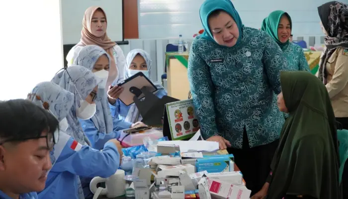 Ketua I TP PKK Tubaba Pastikan Program Tubaba Q Sehat Berjalan Optimal
