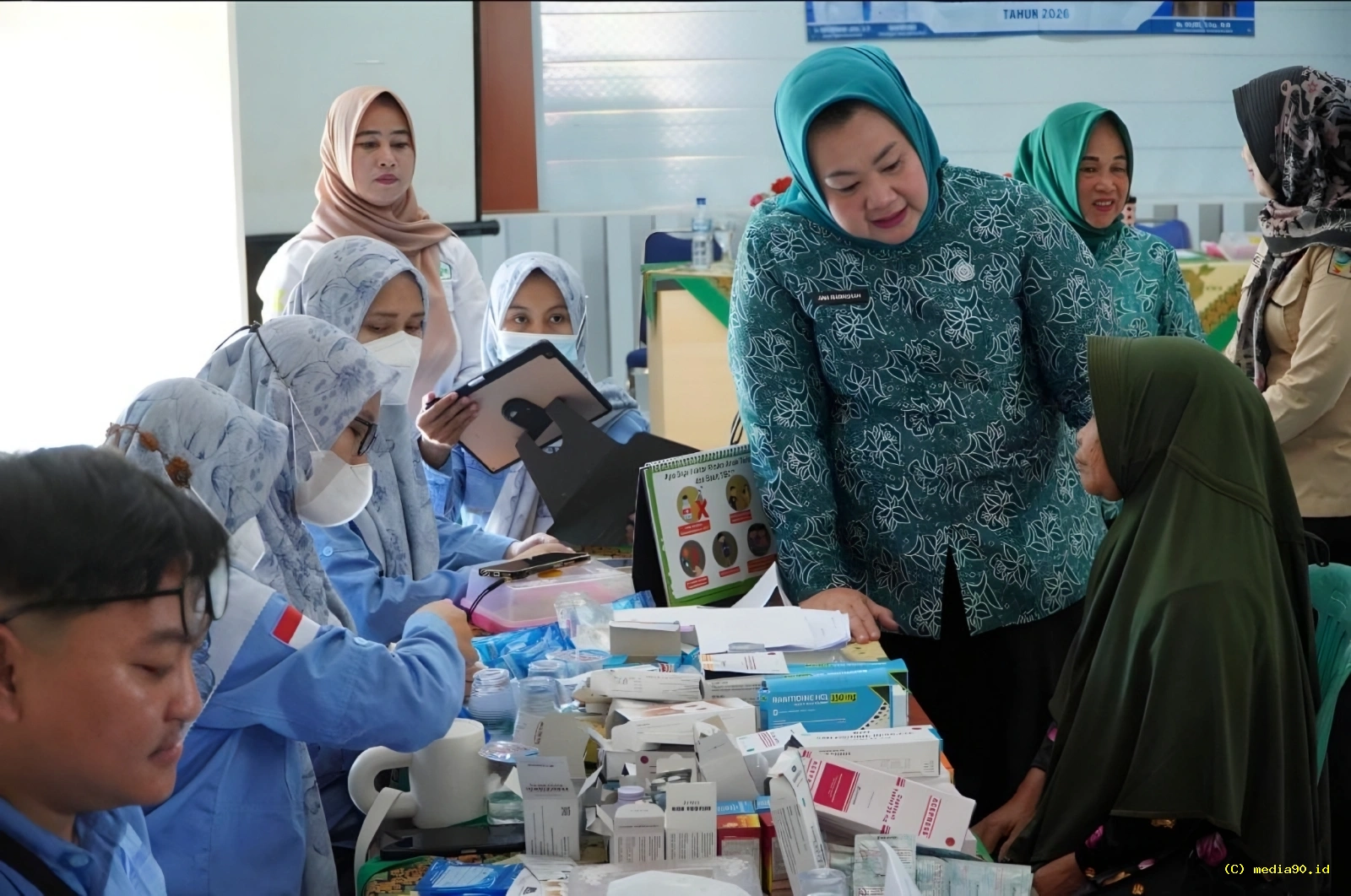 Program Tubaba Q Sehat Diperkuat, Ketua I TP PKK Pastikan Pengobatan Gratis Berjalan Baik