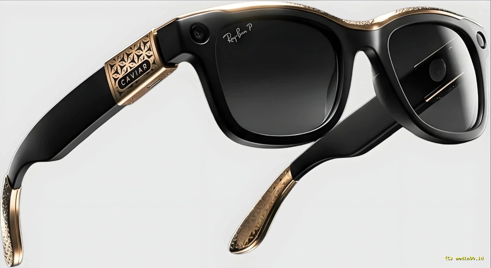 Ray-Ban Wayfarer II Dapat Sentuhan Mewah Caviar dengan Emas 24 Karat