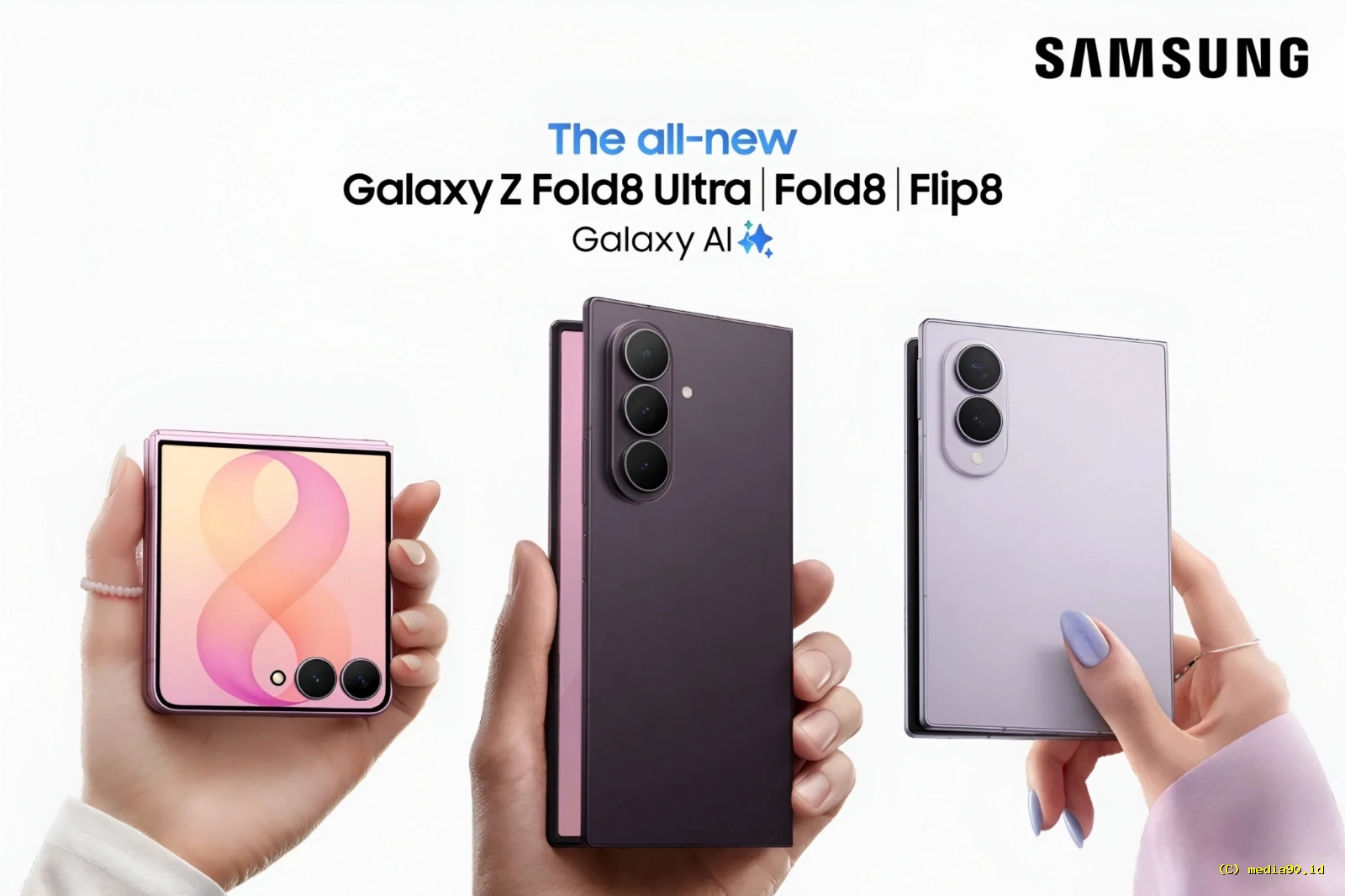 Resmi Ini Harga Samsung Galaxy Z Fold8 Series dan Galaxy Z Flip8 untuk Pasar Indonesia