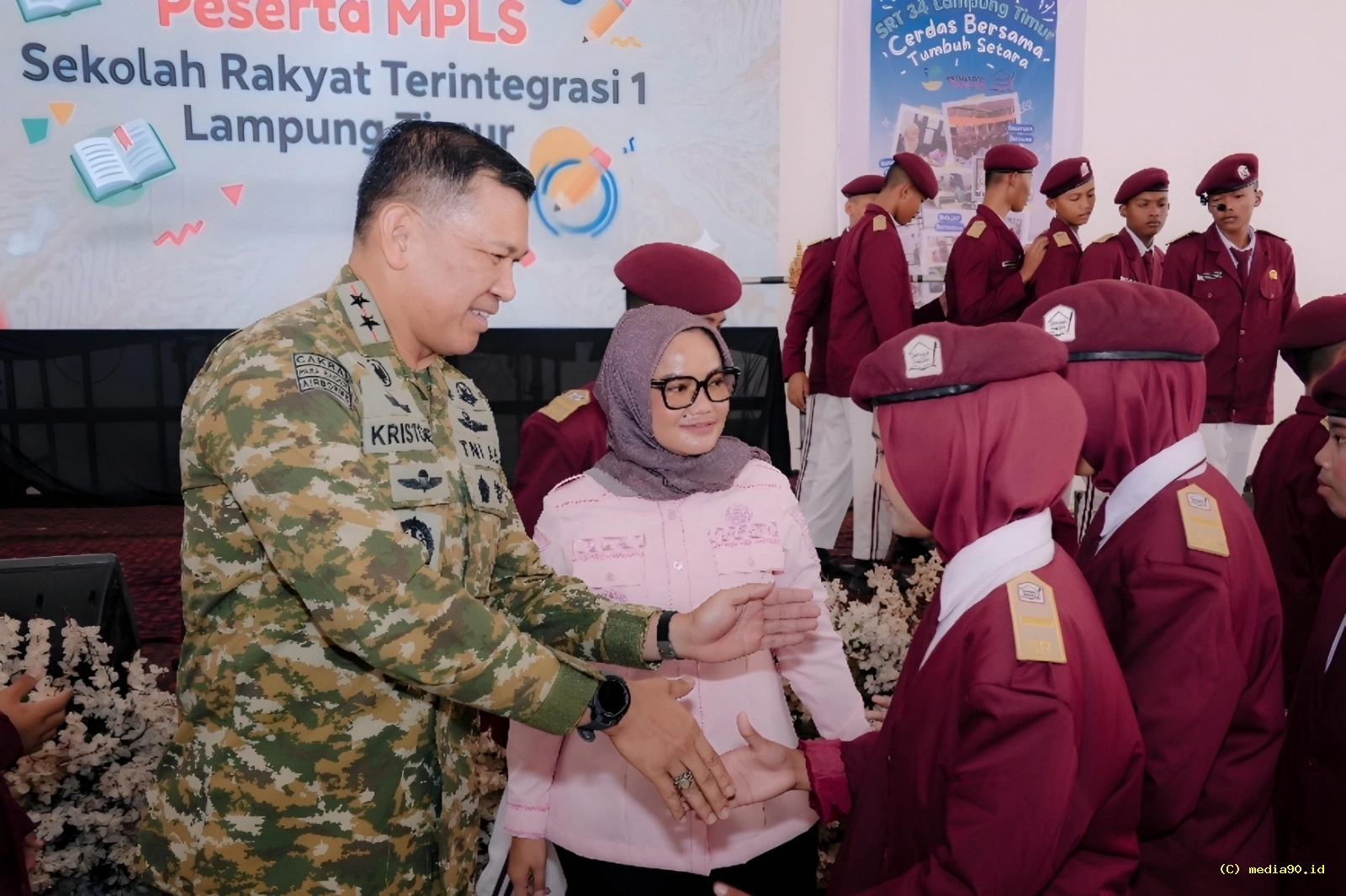 Resmikan Sekolah Rakyat Terintegrasi Bupati Lampung Timur Tekankan Pengentasan Kemiskinan