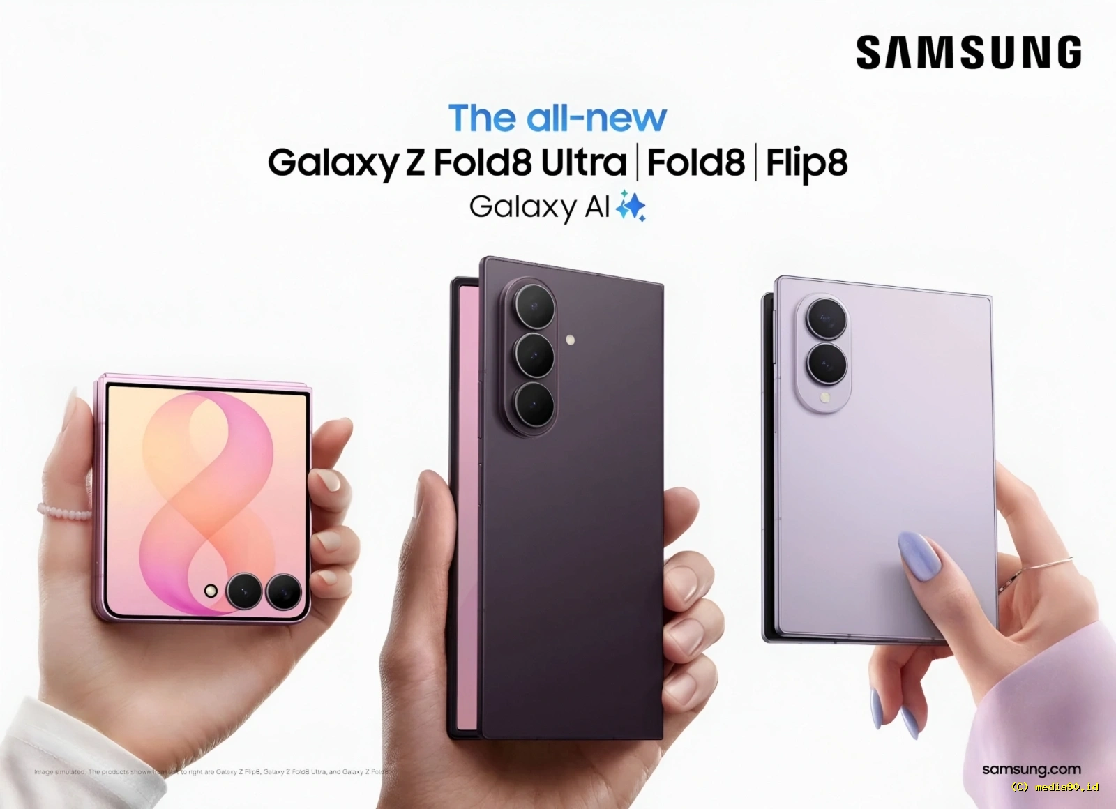 Samsung Catat Kenaikan Pre-Order Galaxy Z Fold 8 dan Flip 8 hingga 30%
