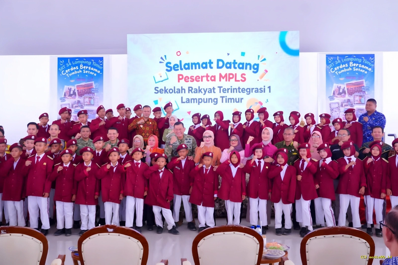 Sekolah Rakyat Terintegrasi Lampung Timur Diresmikan Wagub Lampung Tekankan Pendidikan Karakter