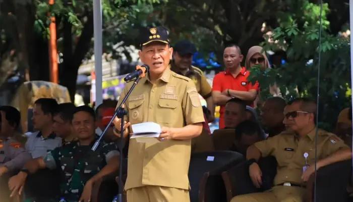 Semarak HUT ke-81 RI, Pemkab Tulang Bawang Gelar Lomba Senam Udang Manis