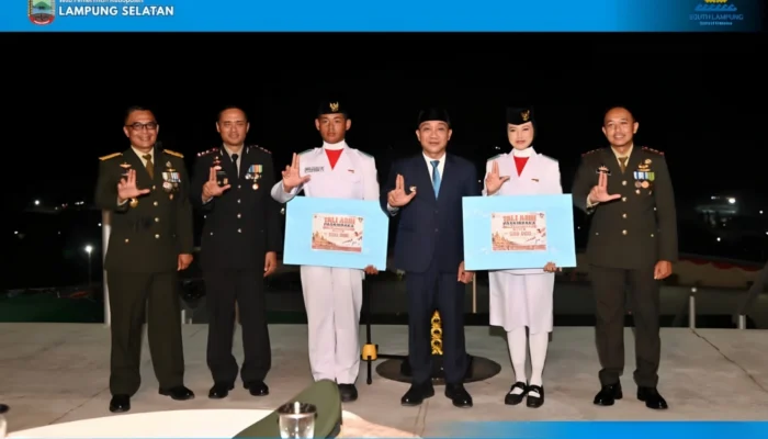 Sukses Jalankan Tugas HUT ke-81 RI, 42 Paskibraka Lampung Selatan Terima Tali Asih