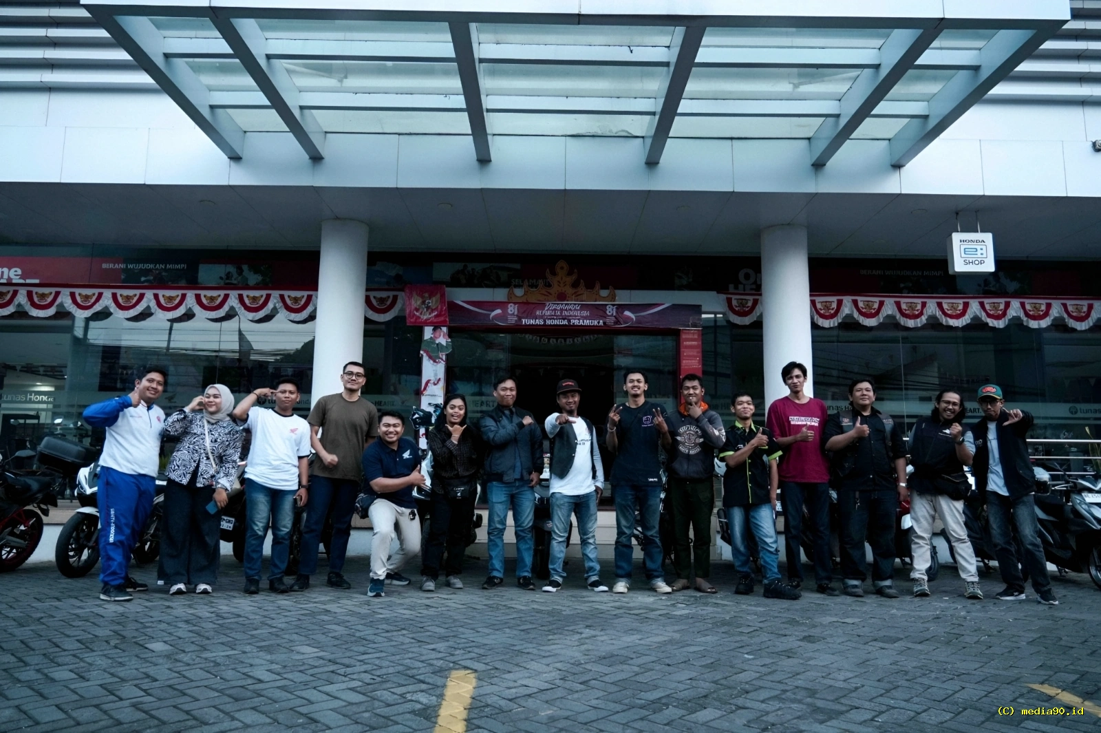 TDM Lampung dan Komunitas Honda Jelajah Dua Alam, Pererat Kebersamaan dan Edukasi Keselamatan