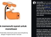 Toton Caribo Minta Ide Timur Kembalikan Kanal YouTube TC Creative Soroti Dugaan Pemotongan Royalti