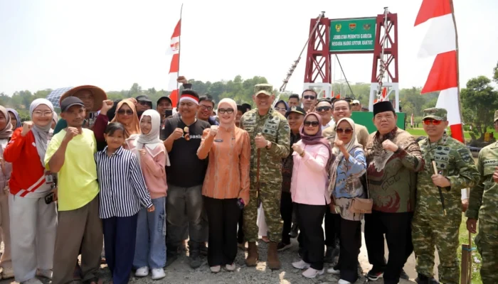Jembatan Garuda Merah Putih Way Bungur Diresmikan, Wagub Jihan Soroti Pentingnya Konektivitas