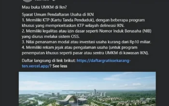 Waspada Link Pendaftaran UMKM di IKN Ternyata Mencurigakan Begini Cara Resmi Daftarnya