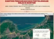 Wisatawan Tangerang Hilang Terseret Arus di Pantai Lippo Carita SAR Lakukan Pencarian