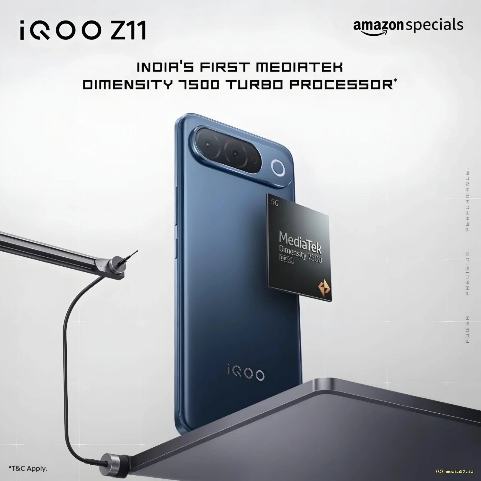 iQOO Z11 Meluncur, Bawa Gelar Smartphone Pertama Berchipset Dimensity 7500 Turbo