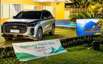 Fitur V2L Mobil Chery Bikin Nonton Pertandingan Bola di Luar Ruangan Makin Praktis