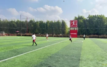 Latihan Perdana di Subanus, Minisoccer PWI Lampung Siap Berburu Tiket Final Porwanas